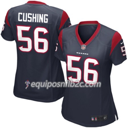 Camiseta Mujer NFL Houston Texans Brian Cushing 56 Nike Azul Camiseta Mujer NFL Houston Texans Brian Cushing 56 Nike Azul